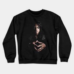 Shock Rock Majesty Vintage Alice Tee for True Fans of Theatrical Rock Spectacles Crewneck Sweatshirt